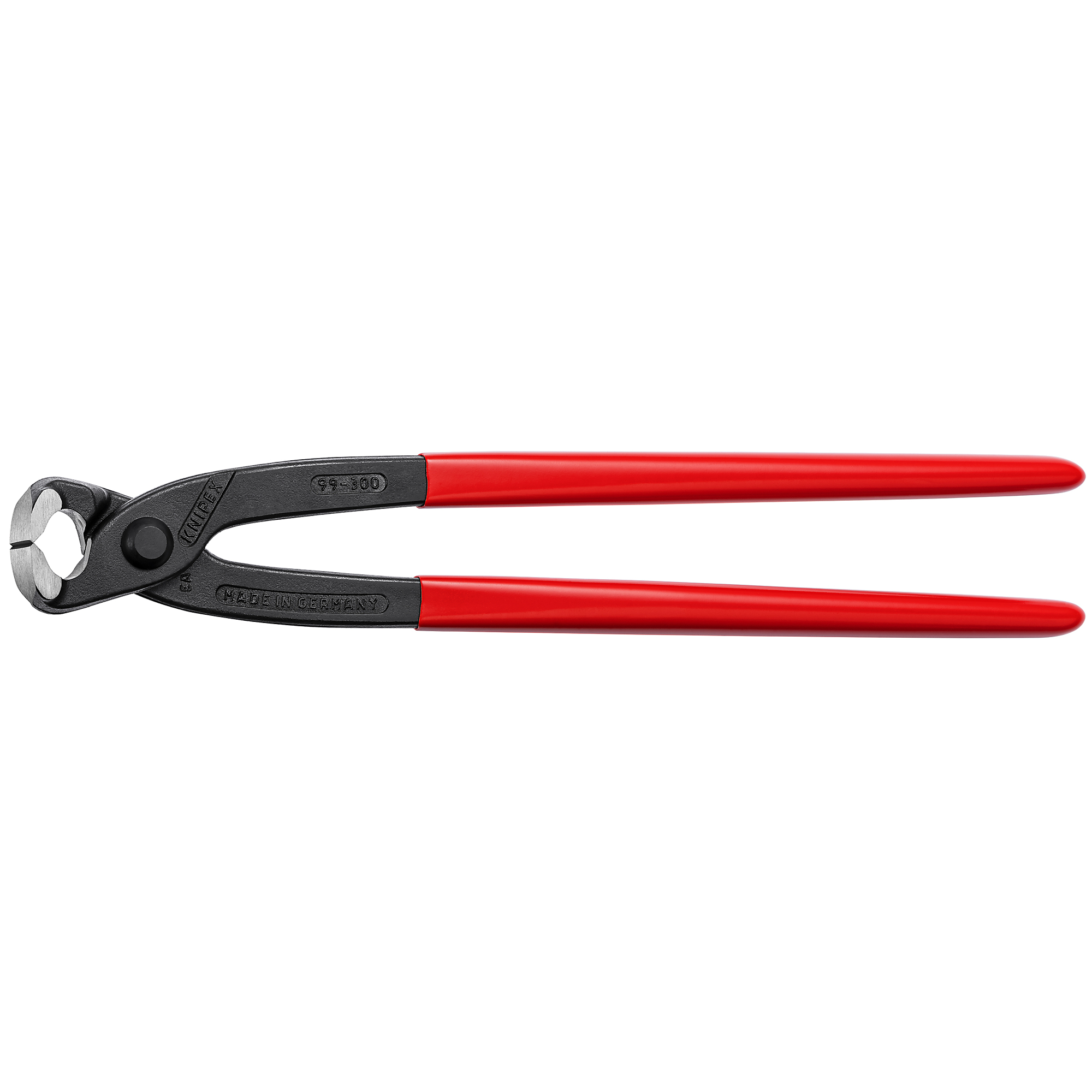 KNIPEX Concreters' Nippers - 12in., Plastic Coating, Steel, 0.125in. Jaw Capacity, Model# 99 01 300